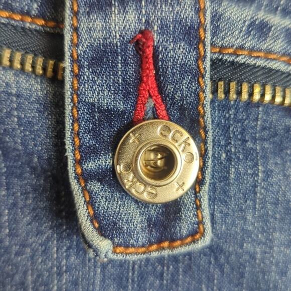 Vintage ECKORED Jeans with Embroidered Patchwork Rhinoceros Juniors 5 - Picture 3 of 16